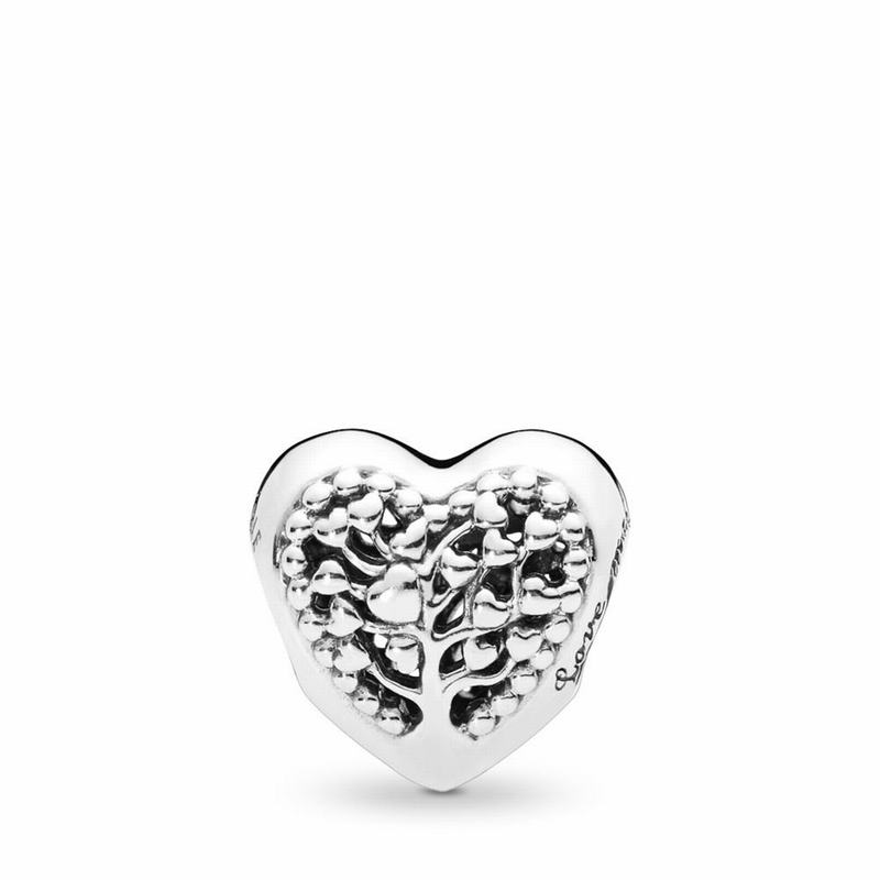 Pandora Flourishing Hearts Charm Ireland - Sterling Silver - 302579MUX